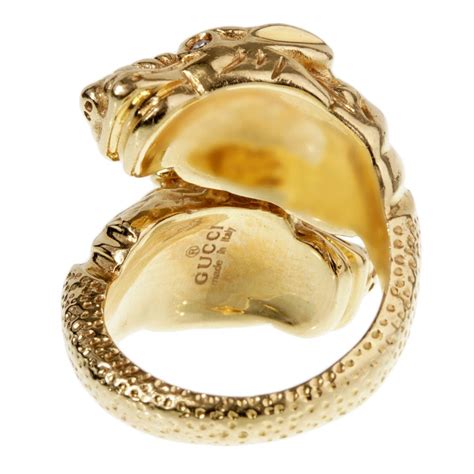 gucci tiger diamond ring